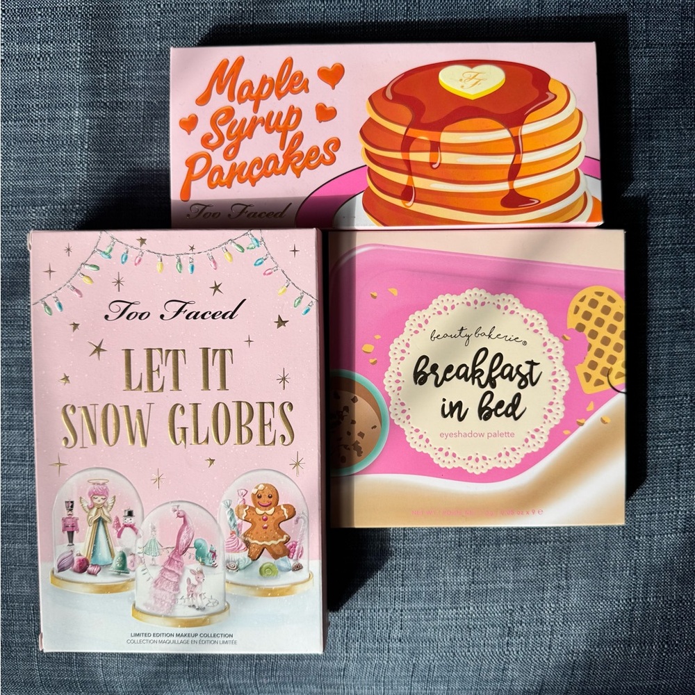 Too faced eye makeup bundle (5 pallets)